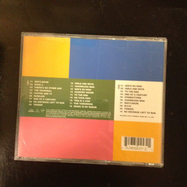 CD The Best Of Blur Virgin Records 724385045721 2 disc 2000