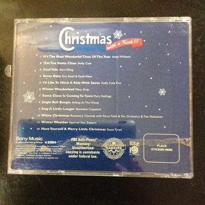 CD Christmas With A Kick IV Restoration Hardware Sampler Promo Various Artists A92994 Macy Gray Rosemary Clooney Squirrel Nut Zippers