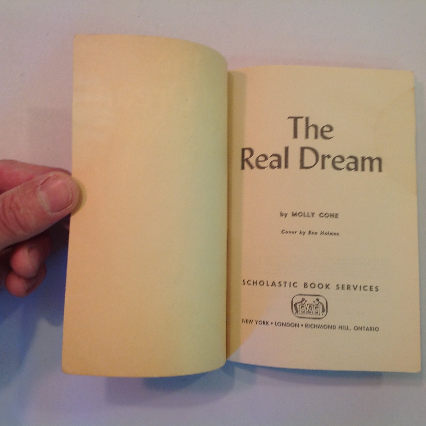 Vintage 1970 Scholastic Mass Market Paperback The Real Dream Molly Cone