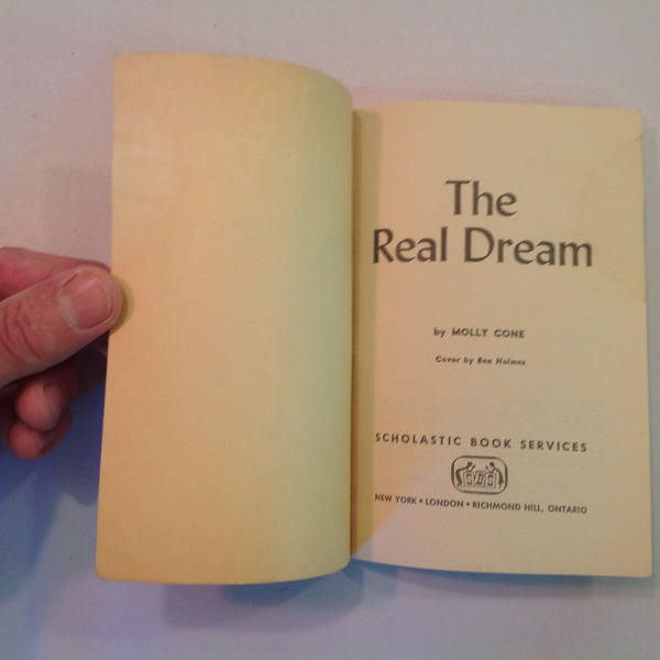 Vintage 1970 Scholastic Mass Market Paperback The Real Dream Molly Cone