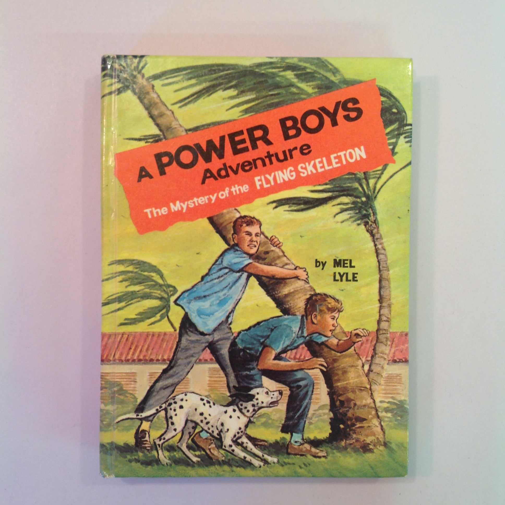 Vintage 1964 Children's Hardcover The Mystery of the Flying Skeleton: A Power Boys Adventure Mel Lyle Whitman