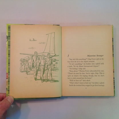 Vintage 1964 Children's Hardcover The Mystery of the Flying Skeleton: A Power Boys Adventure Mel Lyle Whitman