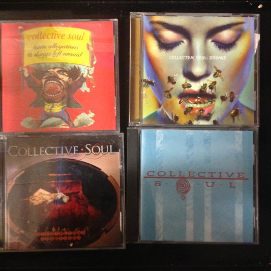 BARGAIN SET of 4 CD's Collective Soul Dosage Hints Allegations & Things Left Unsaid Disciplined Breakdown