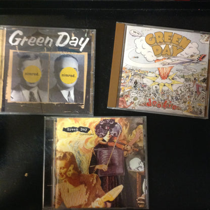 3 Disc SET BARGAIN CDs Green Day Dookie Nimrod Insomniac 946046-2 945529-2 946794-2 Reprise