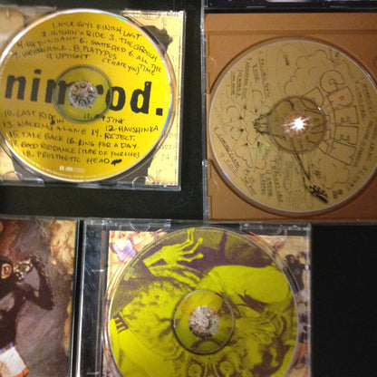 3 Disc SET BARGAIN CDs Green Day Dookie Nimrod Insomniac 946046-2 945529-2 946794-2 Reprise