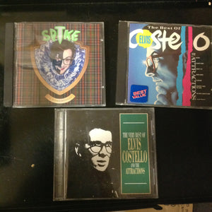 3 Disc SET BARGAIN CDs Elvis Costello and the Attractions Spike The Very Best of
