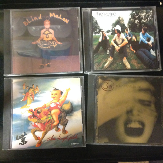 4 Disc SET BARGAIN CDs Third Eye Blind Blind Melon STP Stone Temple Pilots The Verve 90's Rock Alt Alternative