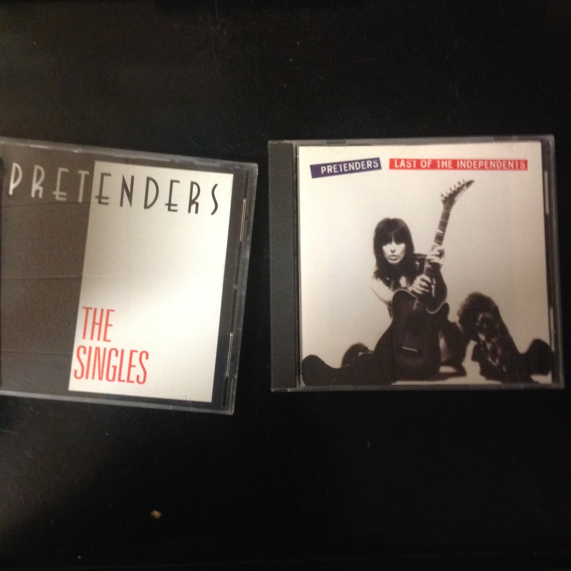 PAIR BARGAIN CDs Pretenders The Singles Last of the Independents 945572-2 925664-2