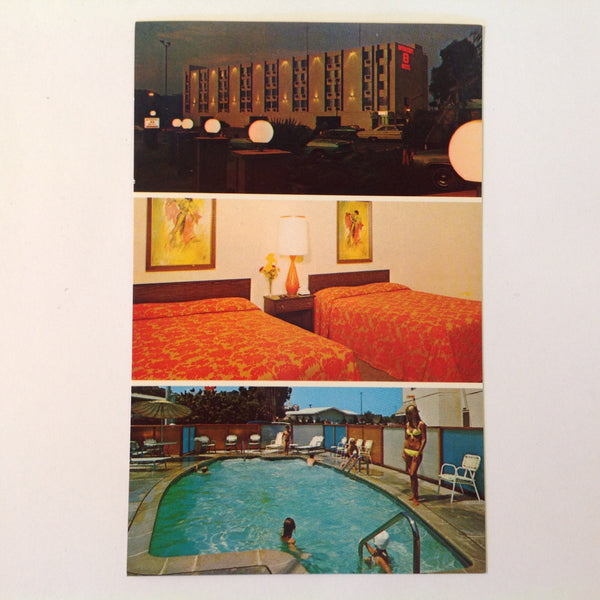 Vintage 1970's Interstate 8 Motel San Diego California Souvenir Stationery Matches Postcards Pack