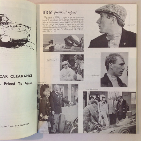 Vintage October 1 1967 Grand Prix of the United States Watkins Glen New York Program