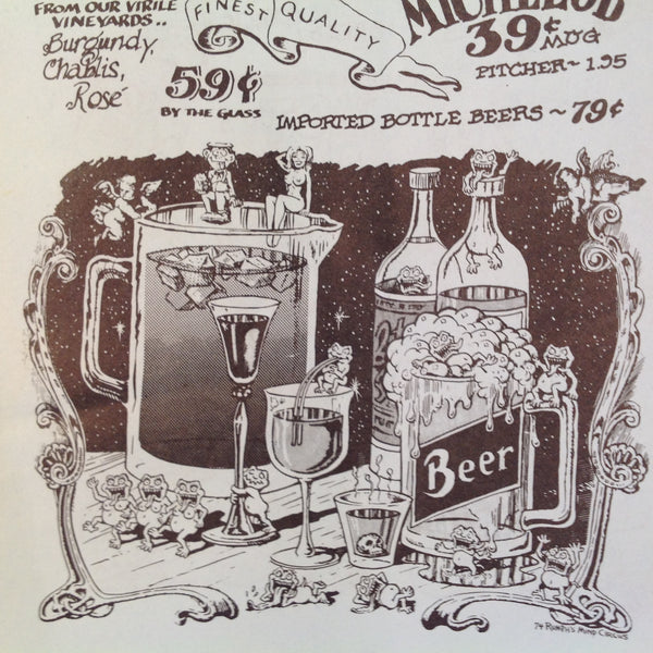 Vintage Lot of 3 1970's Bum Steer Bar Tucson Arizona Jim Rumph Menu Matchbook AZ