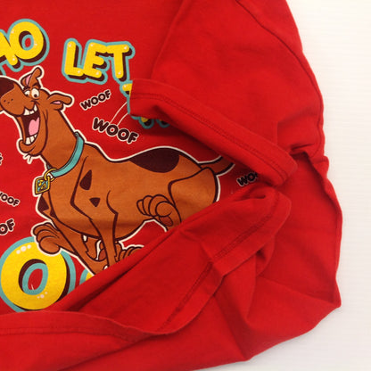 Vintage 2000 Souvenir T-Shirt Florida Scooby-Doo Who Let the Dog Out? Hanna-Barbera Red Small