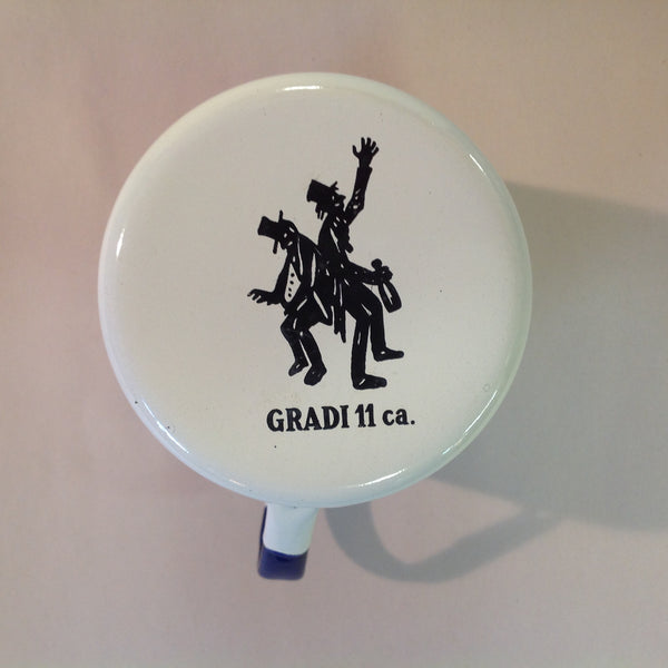 Vintage Gradi 11 ca Enamelware Whiskey Mug Scottish Clan Hamilton The Famous Grouse Finest Scotch Whisky