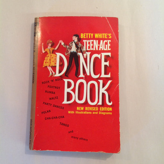 Vintage 1963 Mass Market Paperback Betty White's Teen-Age Dance Book New Revised Ed