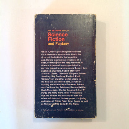 Vintage 1968 Mass Market Paperback The Playboy Book of Science Fiction and Fantasy