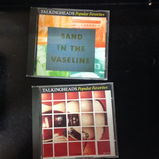 CD 2x 2 Disc Set The Talking Heads Sand in The Vaseline Greatest Hits Disc 1 and 2