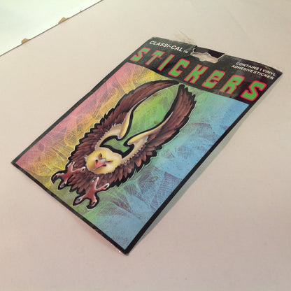 Vintage 1990's NOS Classi-Cal Vinyl Adhesive Sticker Avenging Eagle