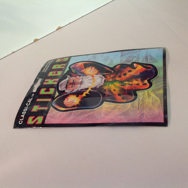 Vintage 1990's NOS Classi-Cal Vinyl Adhesive Sticker Vengeful Wizard