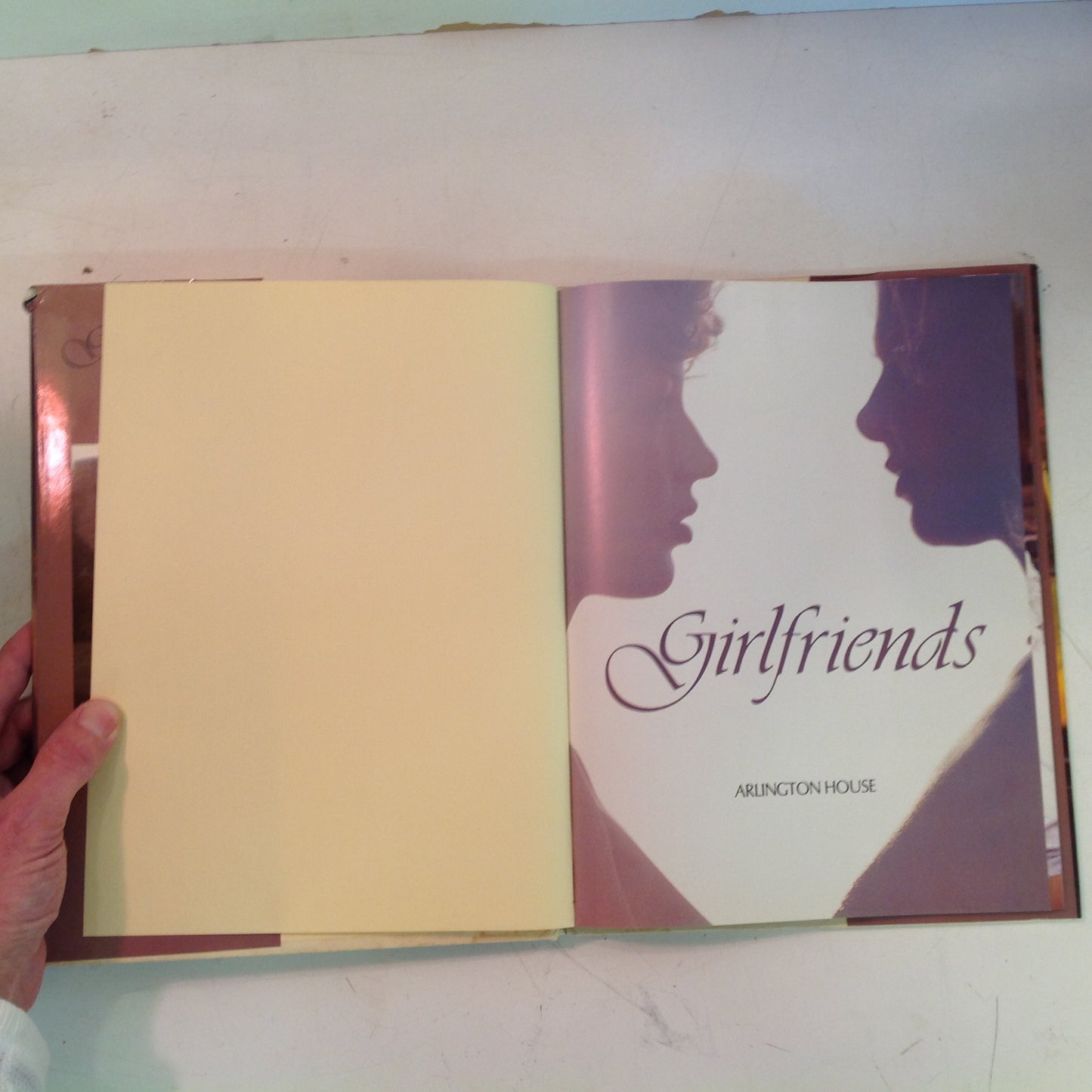 Vintage 1985 Arlington House Hardcover with Dust Jacket Girlfriends Color Photo Essay Gay Interest