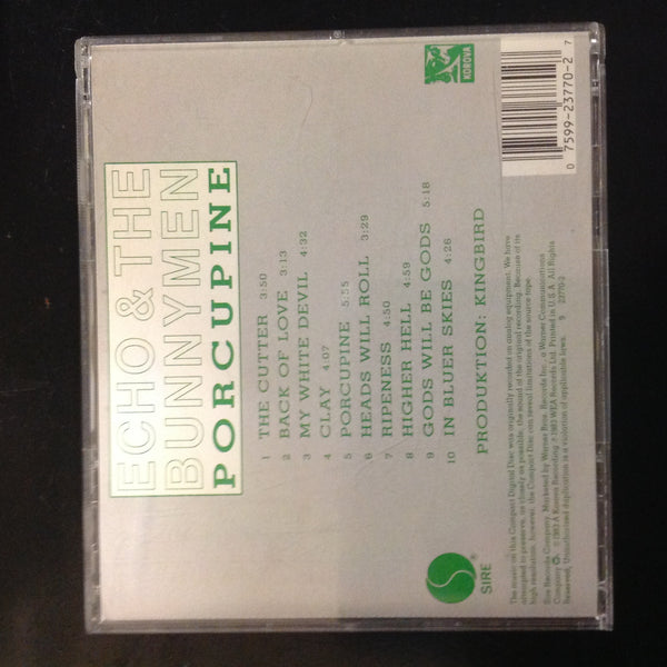 CD Echo & The Bunnymen Porcupine Sire 923770-2