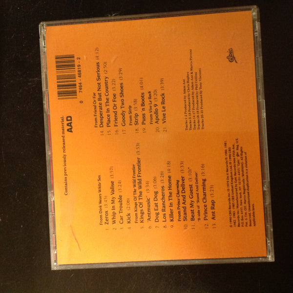 CD Adam Ant Antics in The Forbidden Zone Epic EK46819