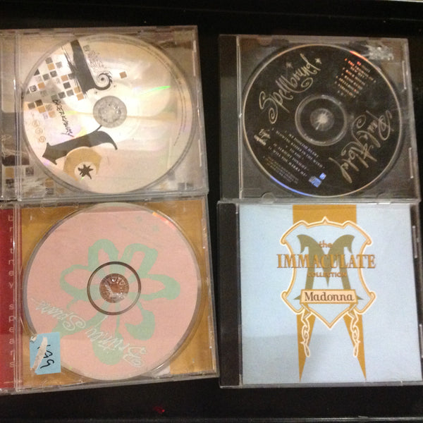 4 Disc SET BARGAIN CDs Britney Spears Madonna Paula Abdul Kelly Clarkston Women Female Rock Pop