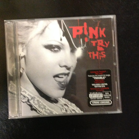 CD Pink P!NK Try This 2 Disc 82876-54619-2 Rock Pop Dance Explicit