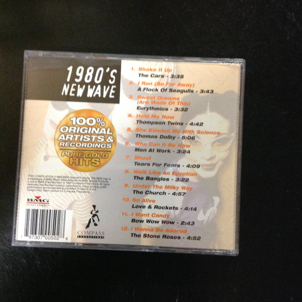 CD 1980's New Wave Compilation DRC12360 Eurythmics Tears Fears Cars Men at Work