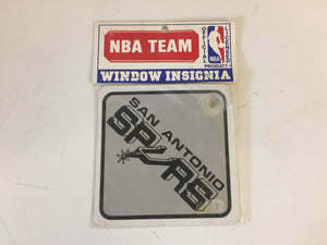 Vintage NOS 1990's San Antonio SPURS NBA Team Window Insignia