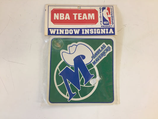 Vintage NOS 1990's Dallas MAVERICKS NBA Team Window Insignia