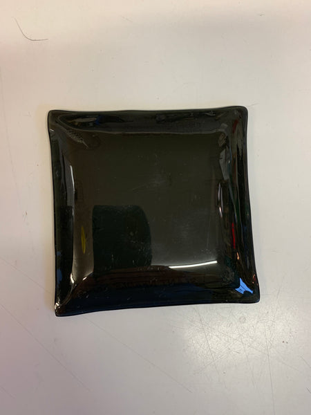 Vintage Black Glass Singer Sewing Dish Slant Needle Series