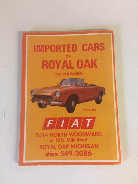Vintage 1973 Detroit Lions Official Facts Book Free Press Brothers Tire Co