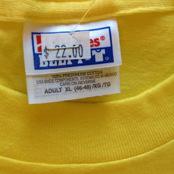 2000's Souvenir Victorville California Harley Davidson Motorcycles Men's XL Yellow T-Shirt
