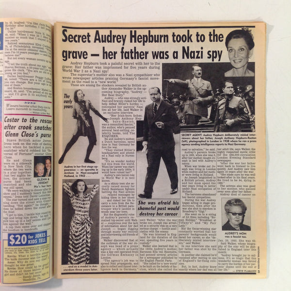 Vintage July 19 1994 NATIONAL ENQUIRER Bob Barker Sex Scandal Nicole Simpson's Lovers Tony Curtis Tragedy