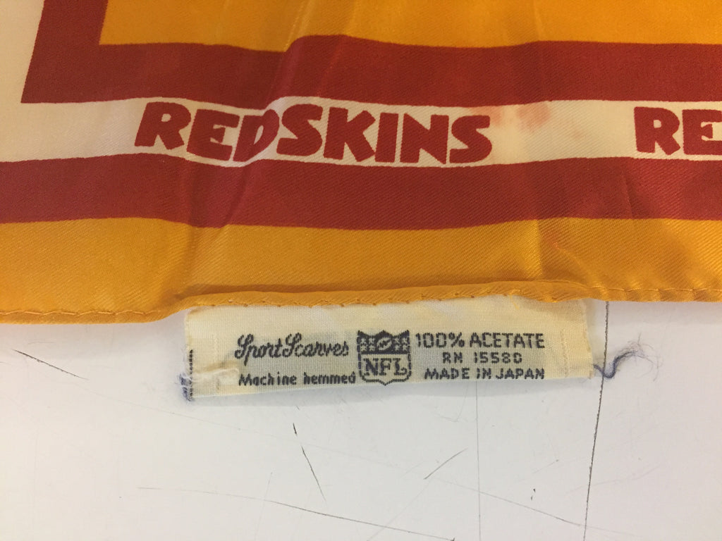 Vintage Washington Redskins Ladies Scarf Football NFL Sports Fan – Time  Warp, LLC