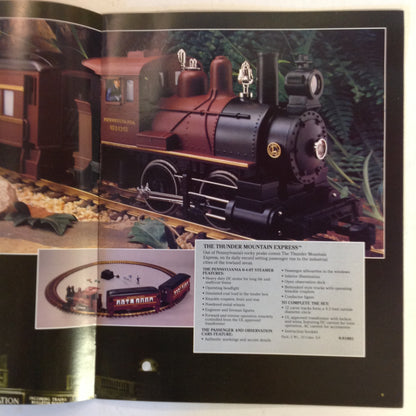 Vintage 1989 Lionel Toy Train Large Scale Color Catalog Toy Fair Edition