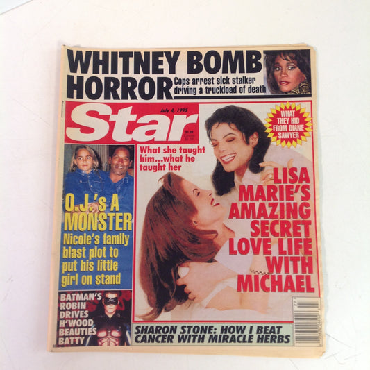 Vintage July 4 195 STAR Lisa Marie Michael Jackson Secret Love Life OJ Monster Whitney Houston Bomb Horror