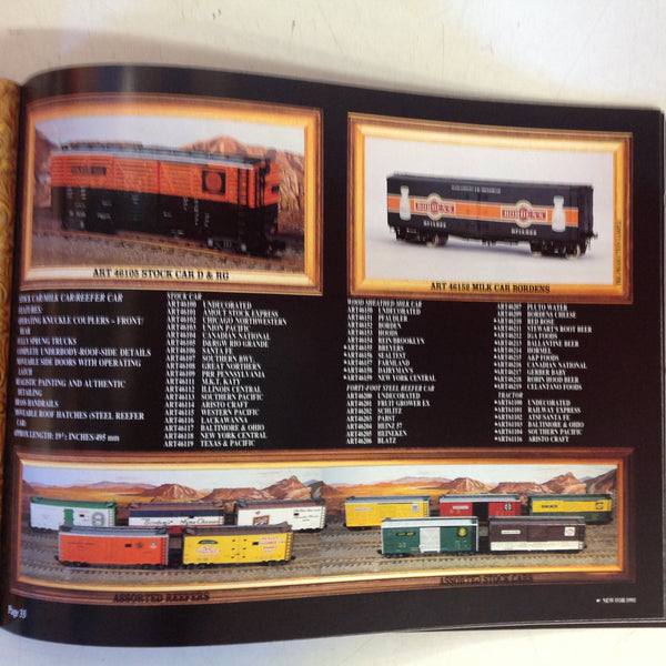 Vintage 1991 Aristo Craft Trains Masterpieces Color Model Train RC Toys Brochure