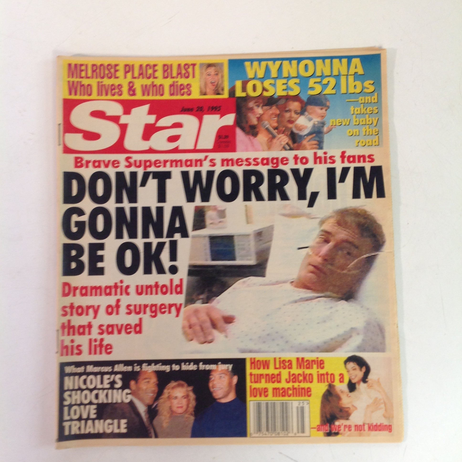 Vintage June 20 1995 STAR Christopher Reeves Superman Message
