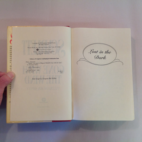 Vintage 1991 Hardcover Scarlett: The Sequel to Margaret Mitchell's Gone with the Wind Alexandra Ripley