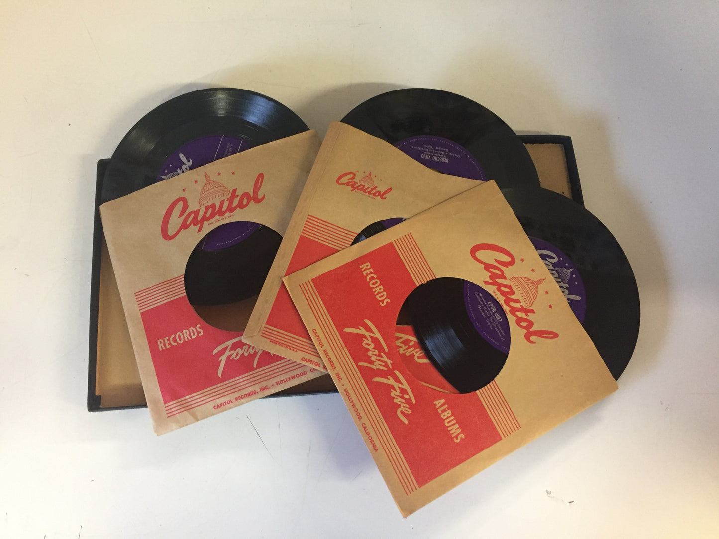 Vintage TANGO Box Set 45's Georges Tzipine Capital Records