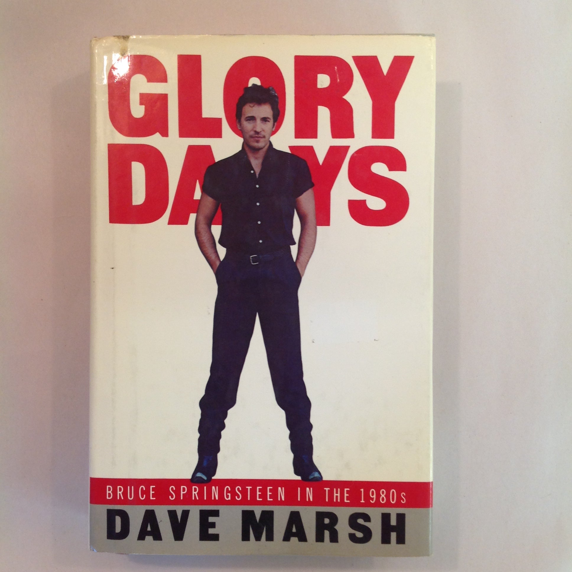 Vintage 1987 Hardcover Glory Days: Bruce Springsteen in the 1980's Dave Marsh First Ed