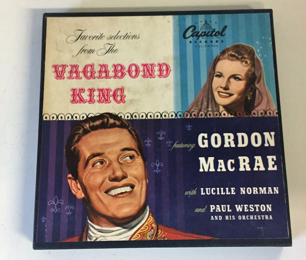 Copy of Vintage Favorite Selections From Vagabond King Gordon Mac Rae & Lucille Norman