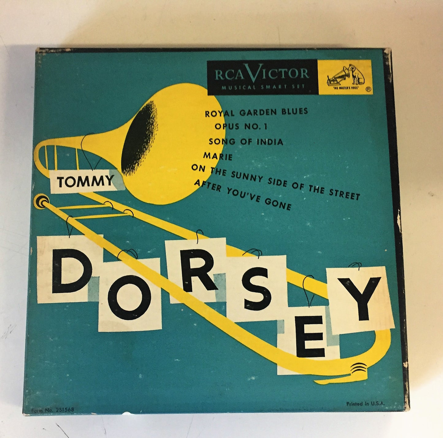Vintage TOMMY DORSEY 45 RPM Box Set RCA Victor Blues / Jazz