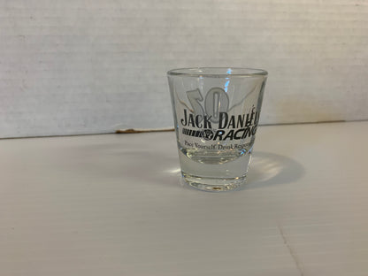 2006 Souvenir Jack Daniels Racing Old No 7 Shot Glass Pace Yourself