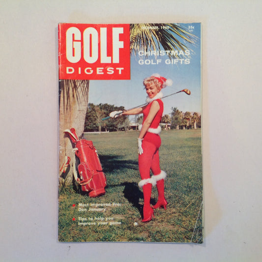 Vintage December 1960 GOLF DIGEST Magazine Christmas Golf Gifts Michigan Publinx