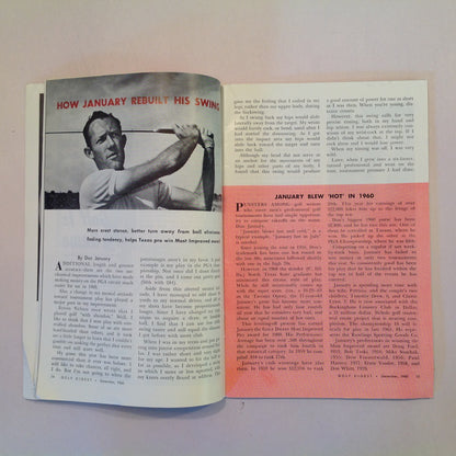 Vintage December 1960 GOLF DIGEST Magazine Christmas Golf Gifts Michigan Publinx