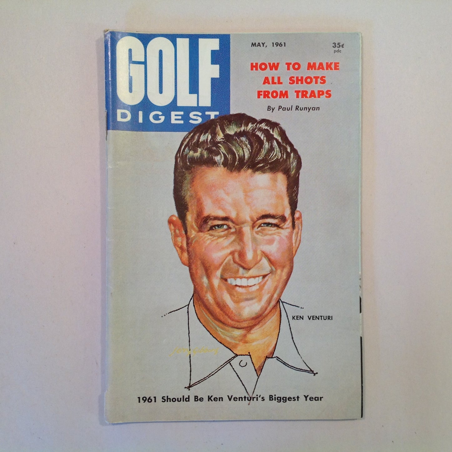 Vintage May 1961 GOLF DIGEST Magazine Ken Venturi's Biggest Year