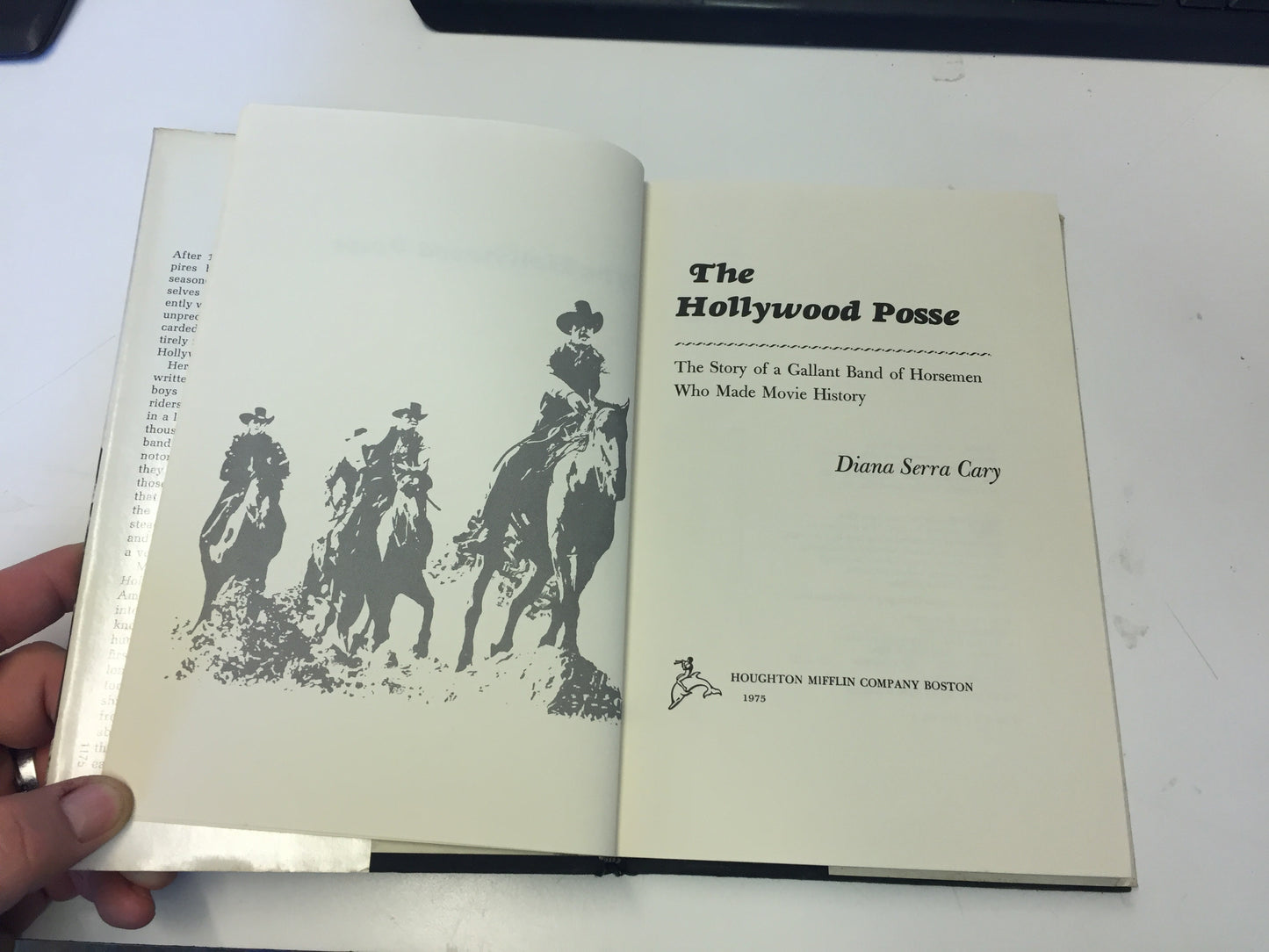 The Hollywood Posse Story Of Gallant Band Of Horsemen By Diana Serra Cary