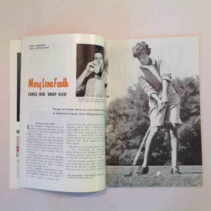 Vintage December 1961 GOLF DIGEST Magazine Palmer-Sanders Player-Hebert Wall-Souchak